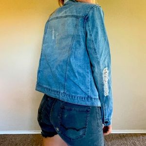 Distressed Jean Jacket